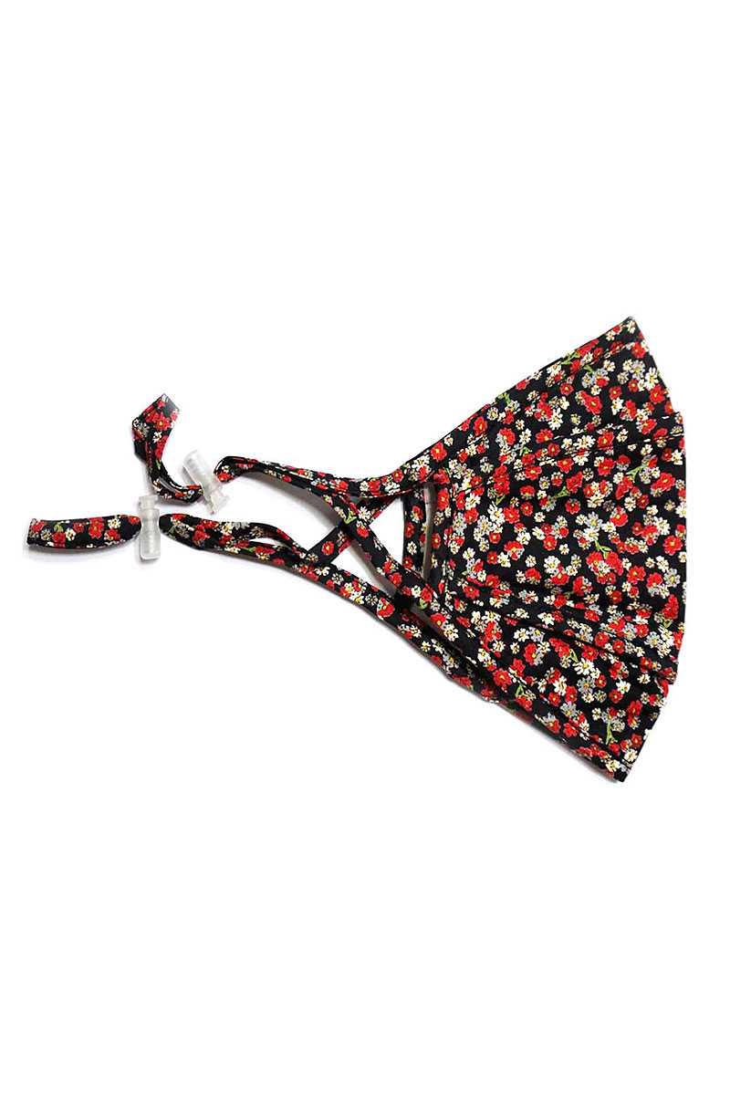 3d Stereoscopic Multi Floral Cotton Mask Made Smile Sparker