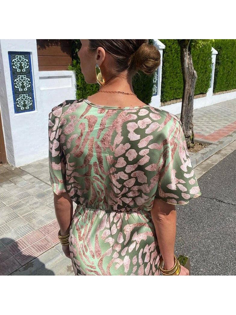 Emma | Luxurious Lightweight Silk Midi Dress 3