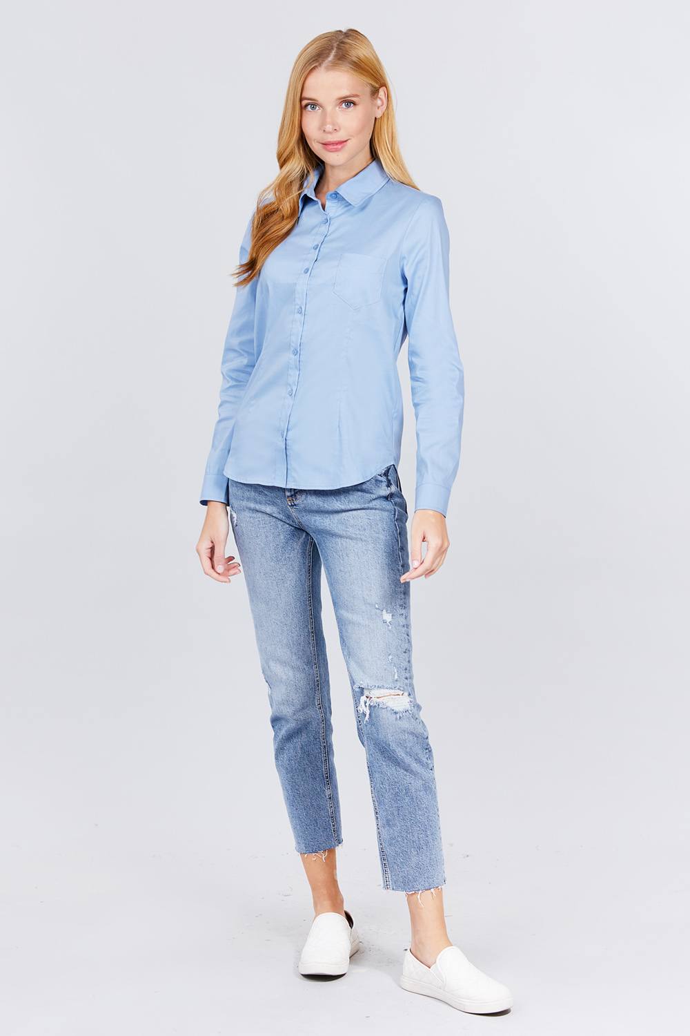 Button Down Woven Shirts Smile Sparker