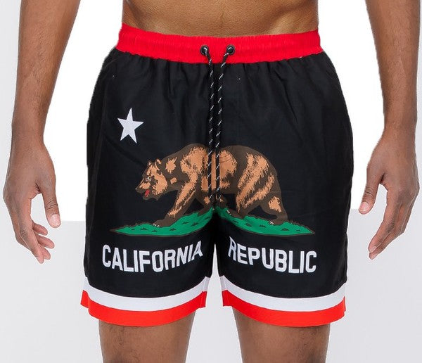 California Swim Shorts Smile Sparker