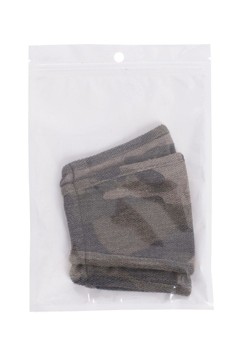 Camouflage 3d Reusable Face Mask Smile Sparker