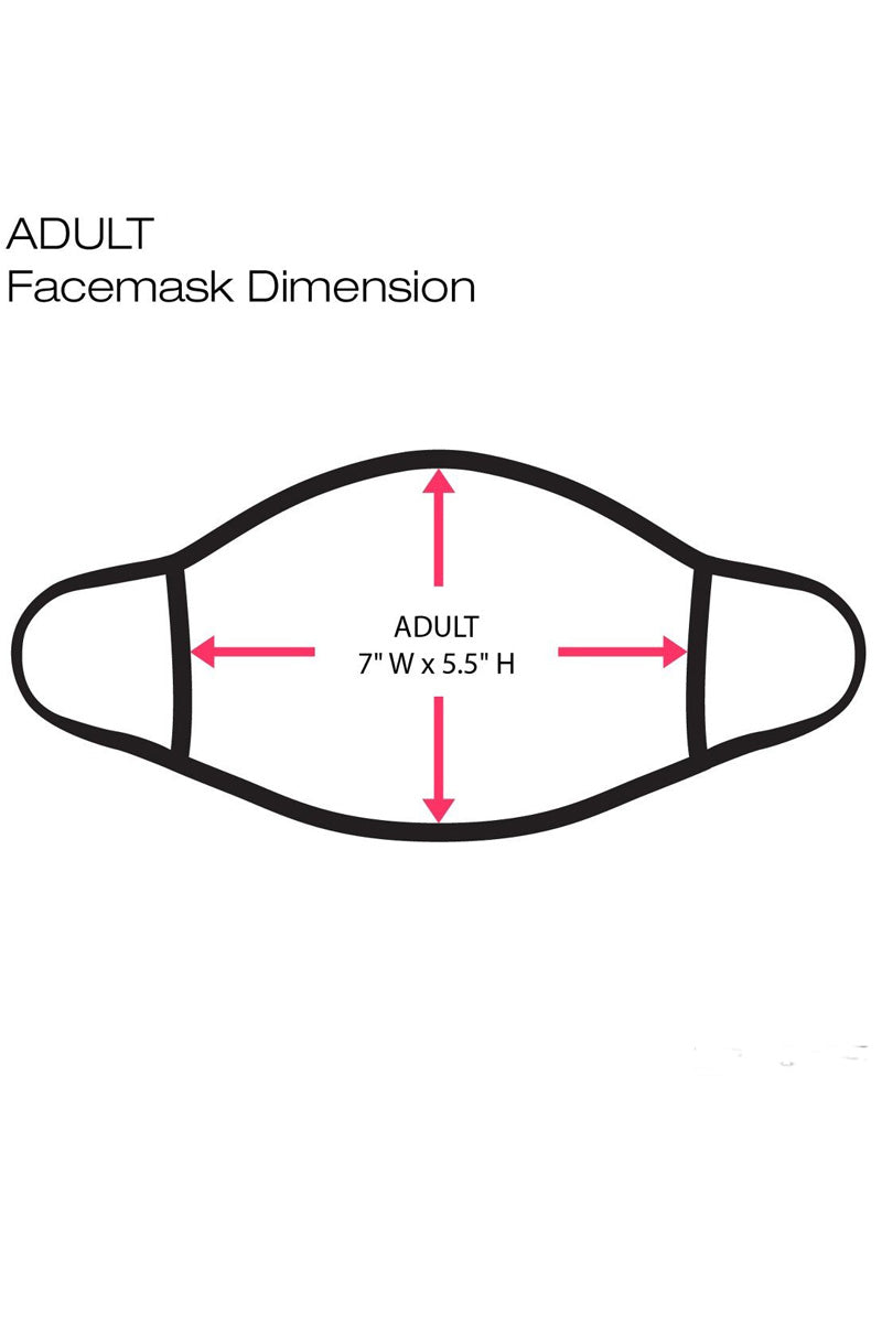Graphic Printed Face Mask Unisex Adult Smile Sparker