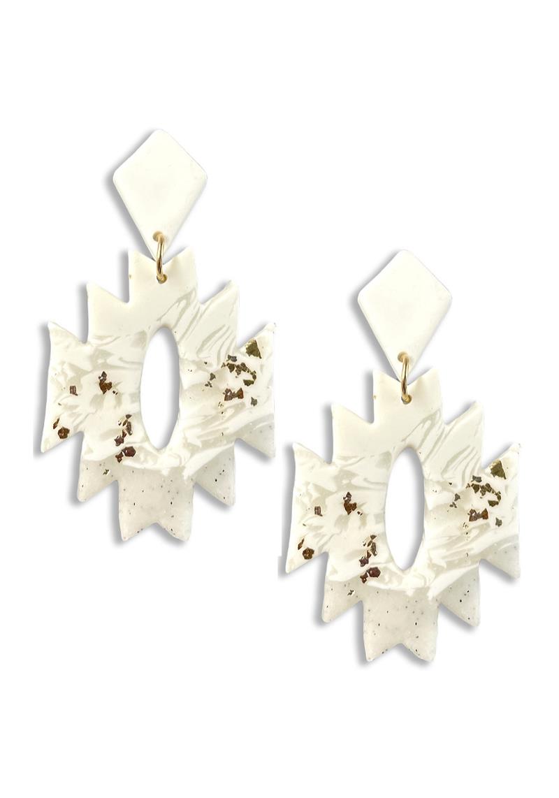 Rodeo western aztec shape dangle earring Smile Sparker