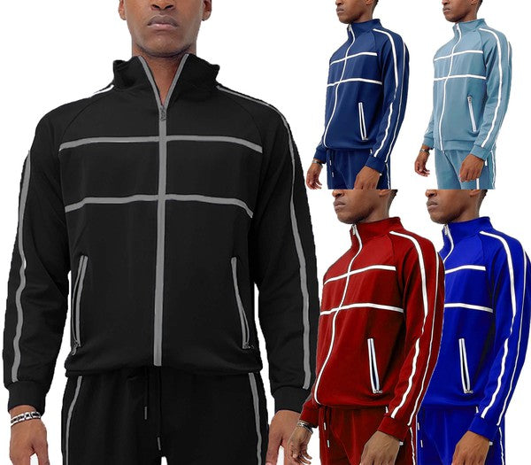TAPE STRIPE TRACK JACKET Smile Sparker
