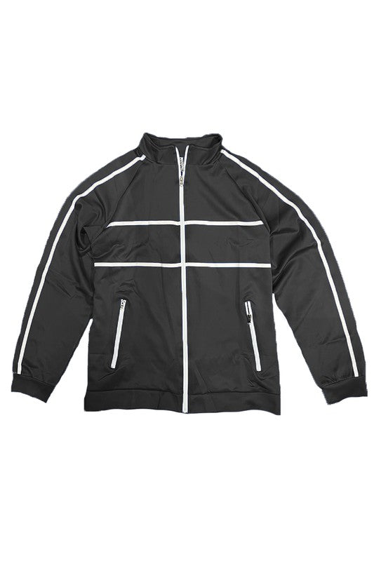 TAPE STRIPE TRACK JACKET Smile Sparker