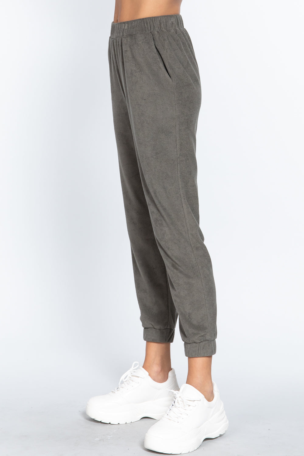 Terry Towelling Long Jogger Pants Smile Sparker