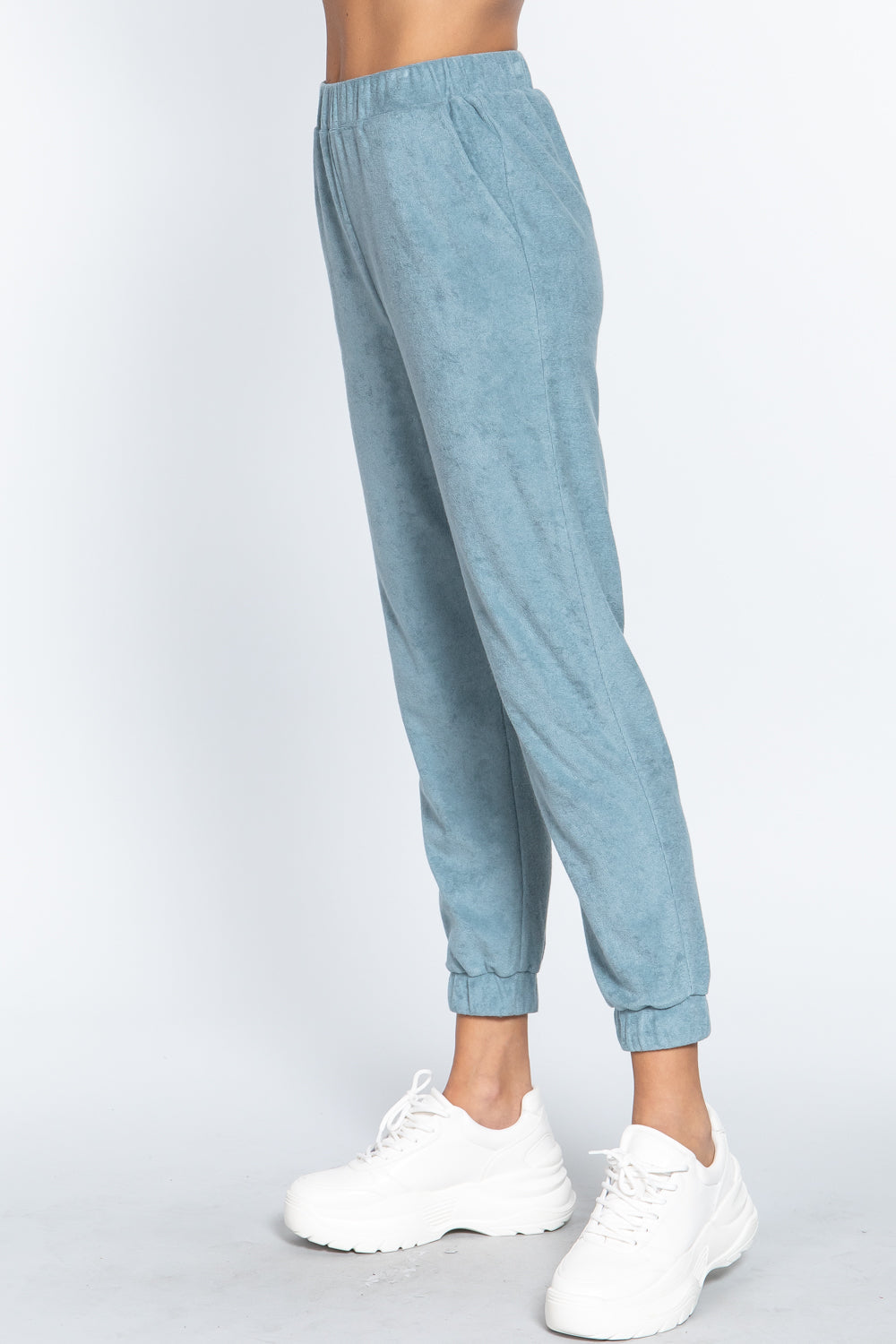 Terry Towelling Long Jogger Pants Smile Sparker