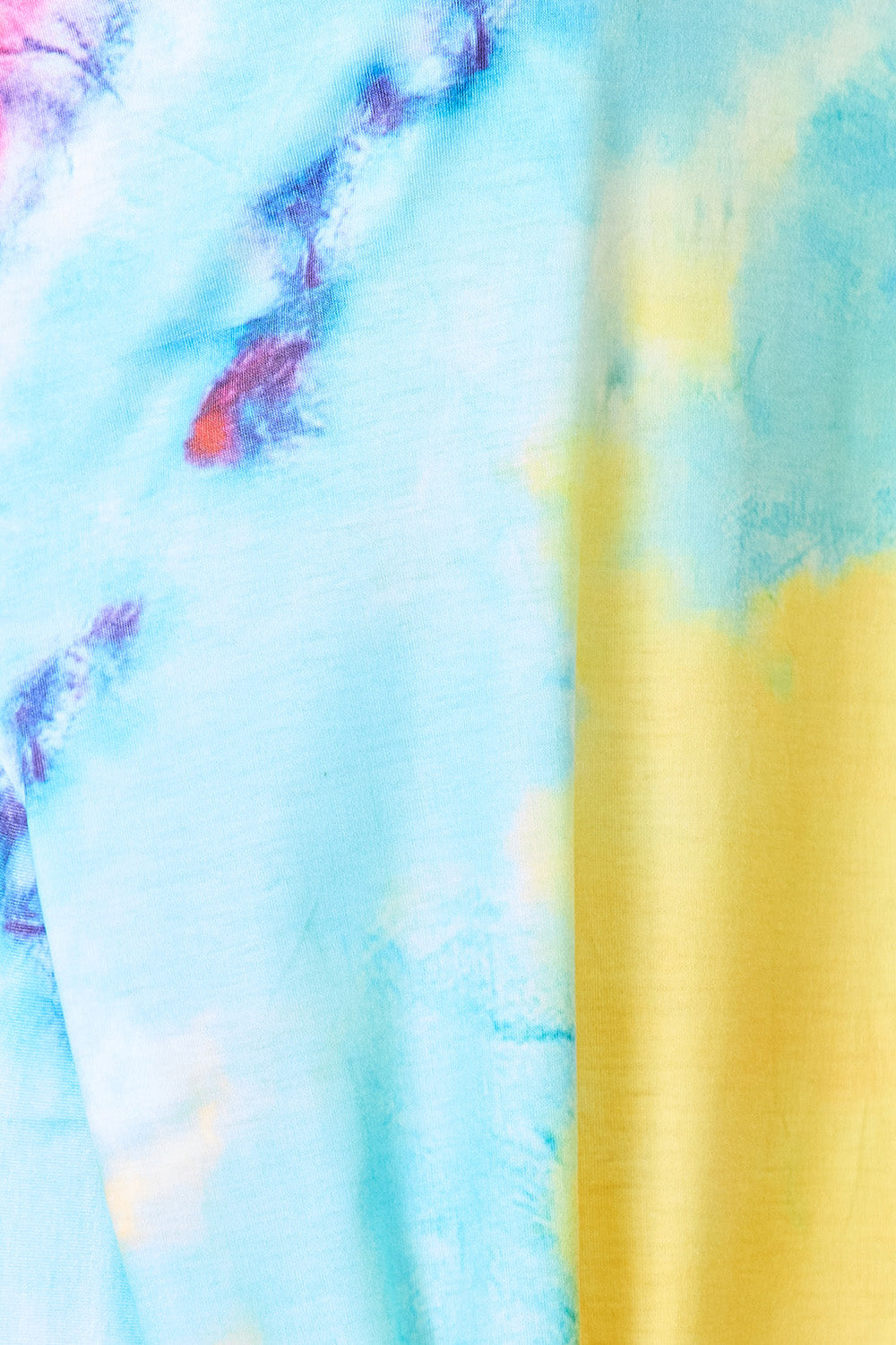 Tie-Dye V-Neck Twisted Dress - DRESSES - Multi