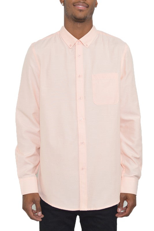 Weiv Men's Casual Long Sleeve Shirts Smile Sparker