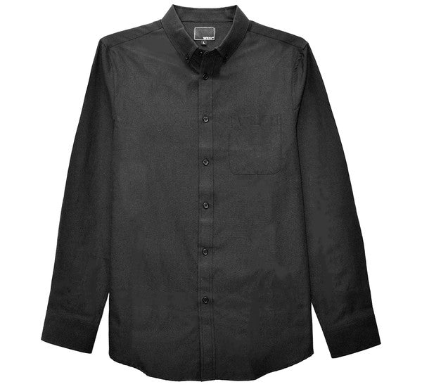 Weiv Men's Casual Long Sleeve Shirts Smile Sparker