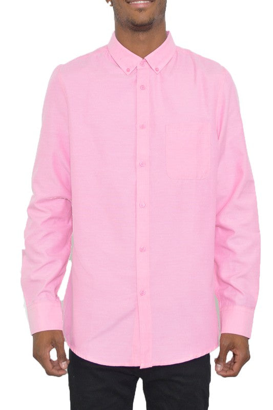 Weiv Men's Casual Long Sleeve Shirts Smile Sparker
