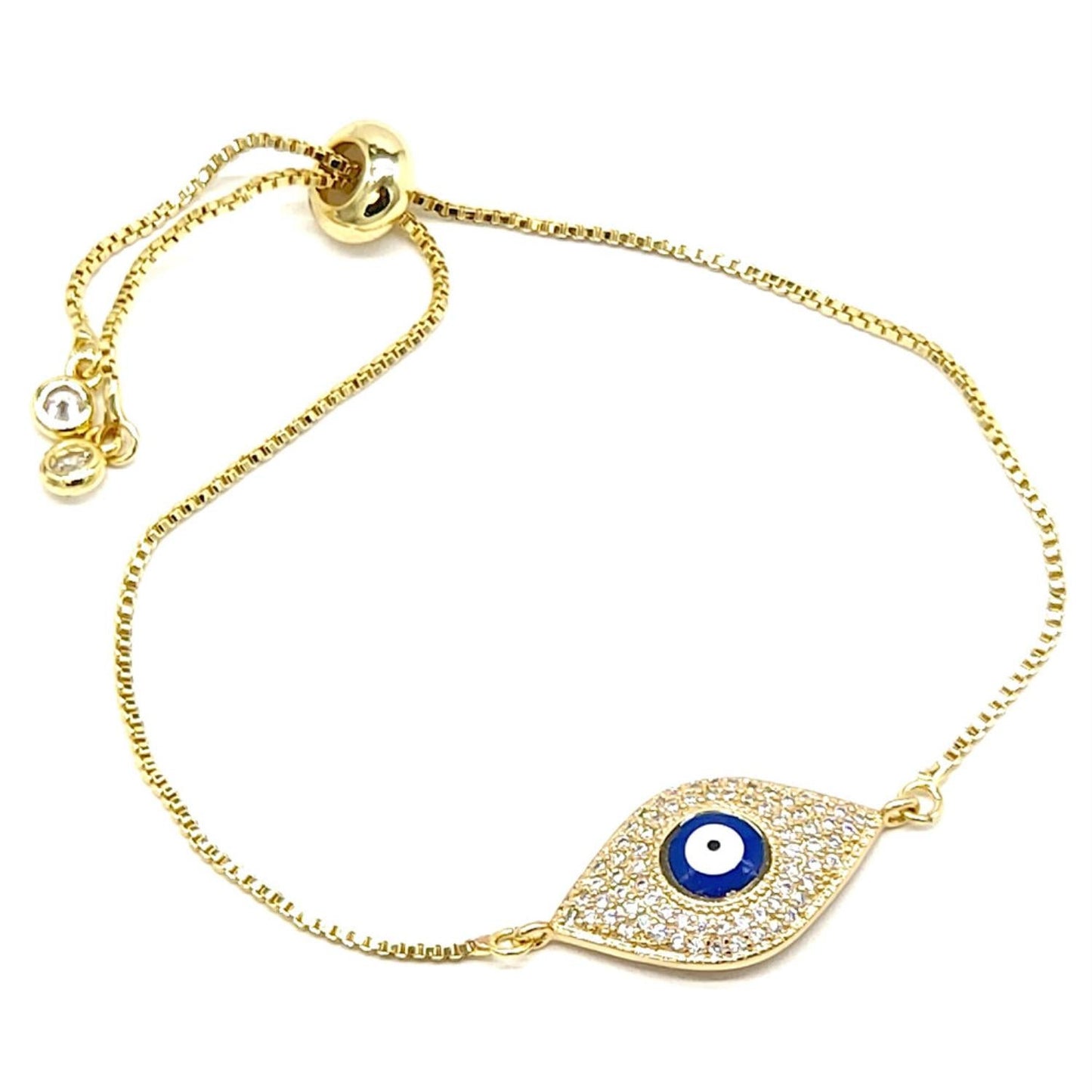 Evil Eye Adjustable Bracelet Smile Sparker
