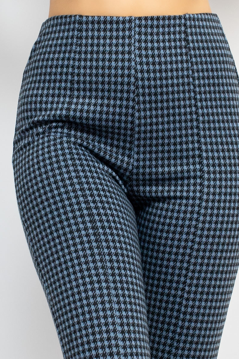 Plaid Bell Bottom Pants Smile Sparker