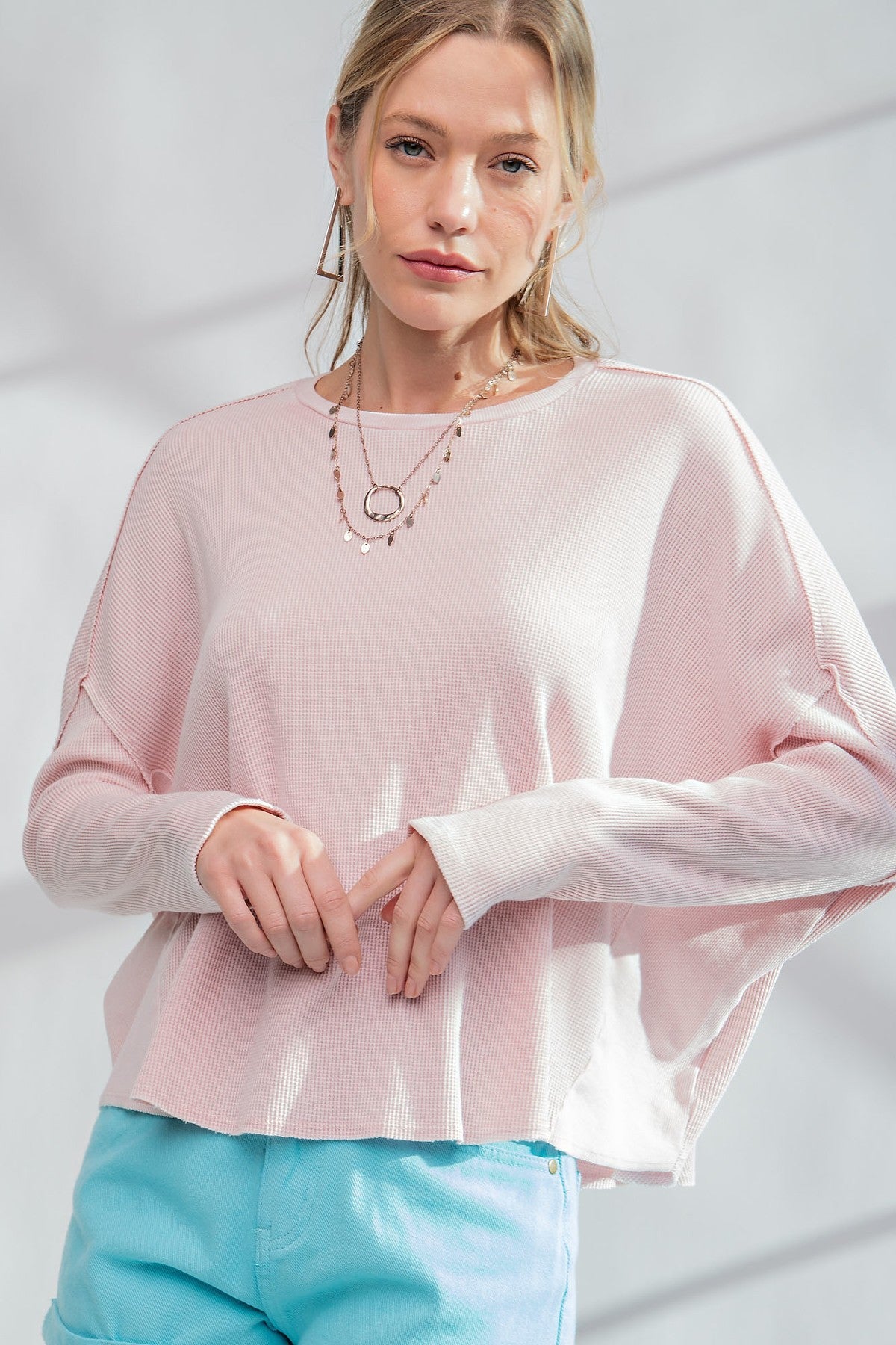 Washed Thermal Top Smile Sparker