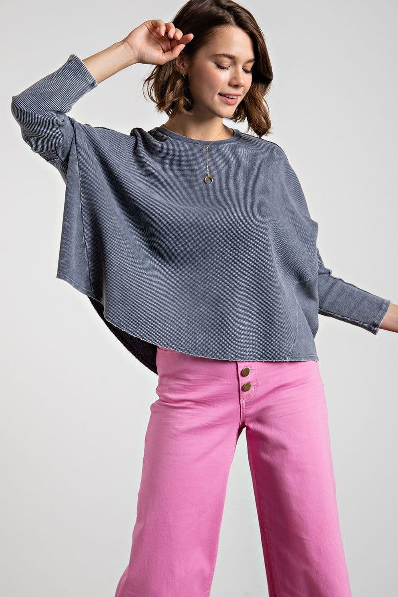 Washed Thermal Top Smile Sparker