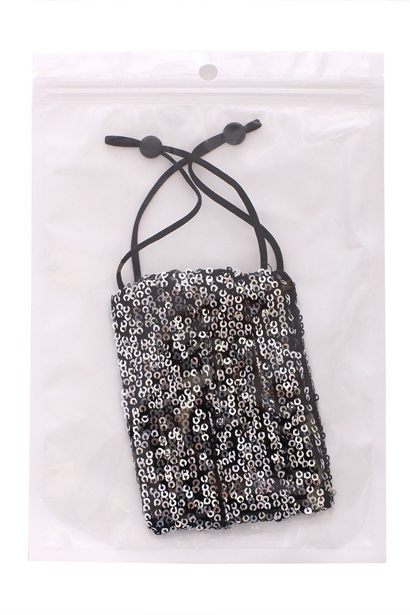 3d Sequin Fashion Facemask Smile Sparker