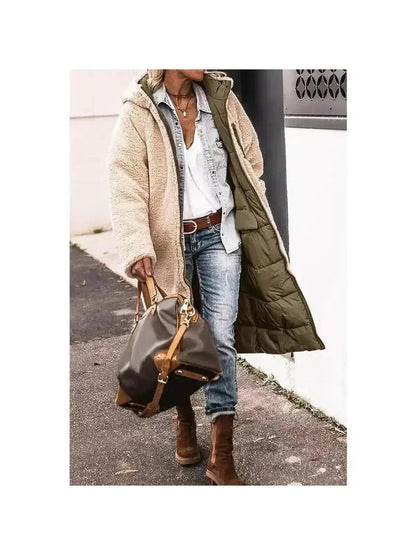 Ava | Elegant Longline Faux Fur Jacket for Women 1