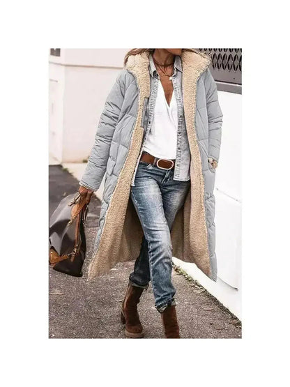 Ava | Elegant Longline Faux Fur Jacket for Women 3