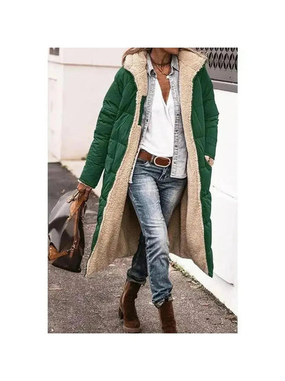 Ava | Elegant Longline Faux Fur Jacket for Women 7