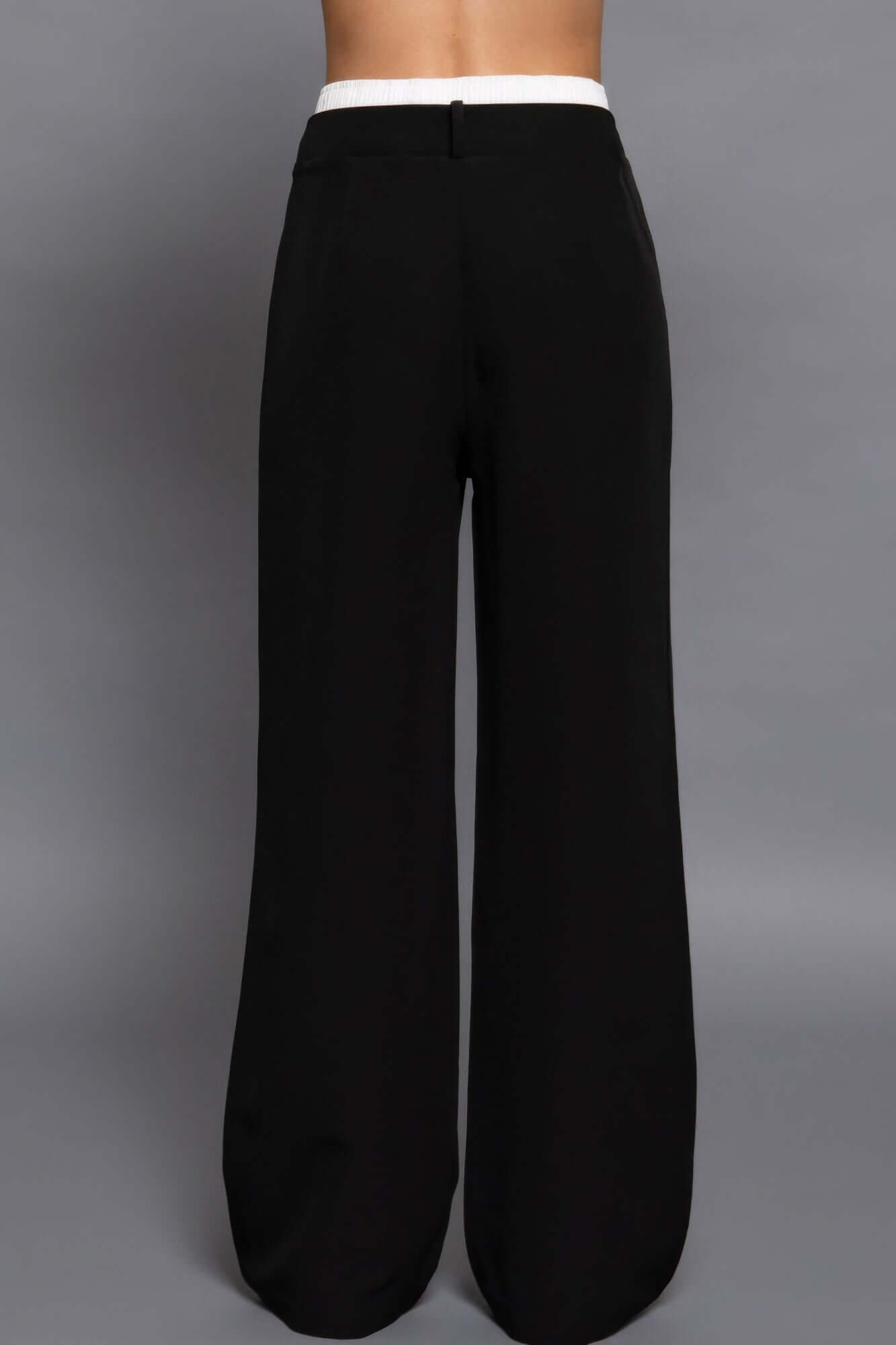 Aurevia Womens Contrast Waist Boxer Straight Long Pants - Smile Sparker
