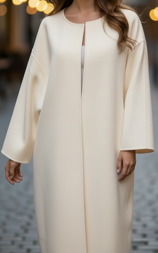 Elena | Elegant Oversized Wool Coat for Women 1