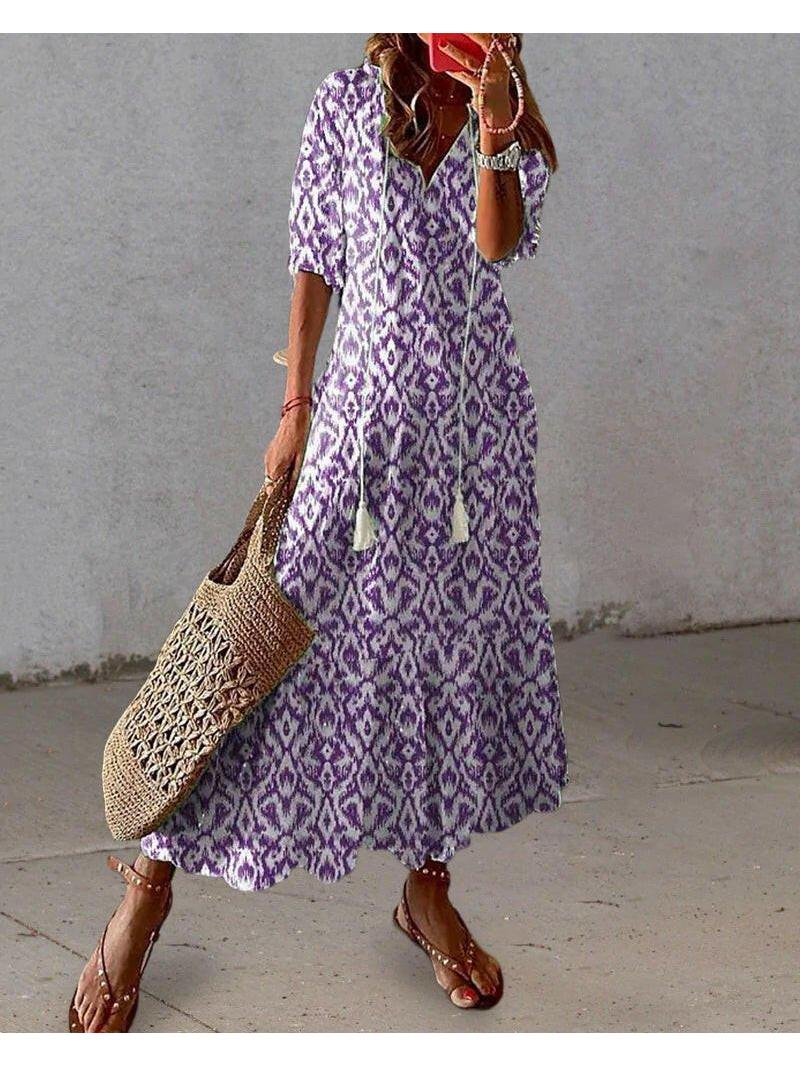 Ella | Flattering Bohemian Summer Maxi Dress 2