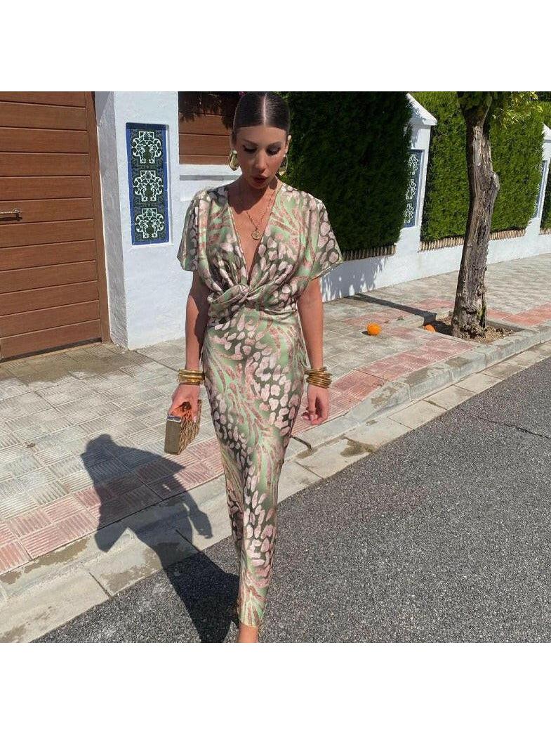 Emma | Luxurious Lightweight Silk Midi Dress 0