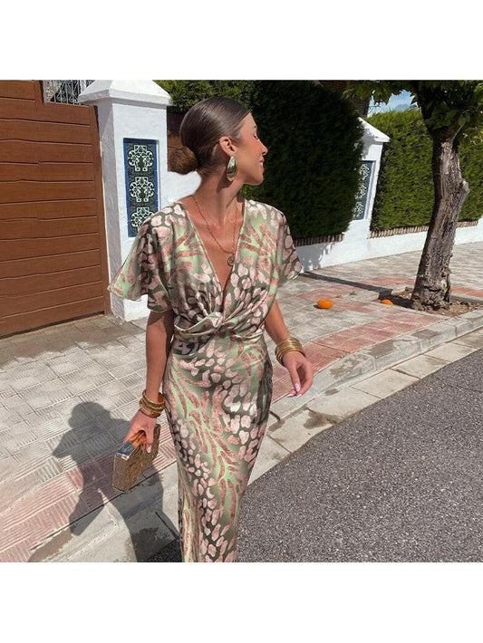 Emma | Luxurious Lightweight Silk Midi Dress 1