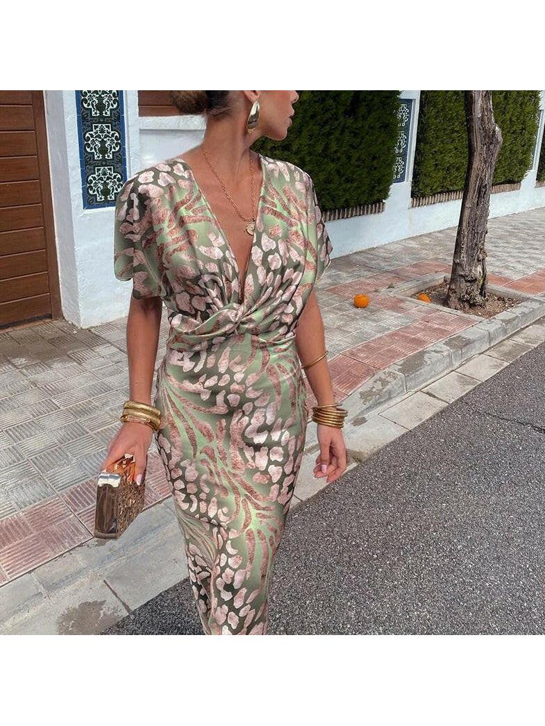 Emma | Luxurious Lightweight Silk Midi Dress 2