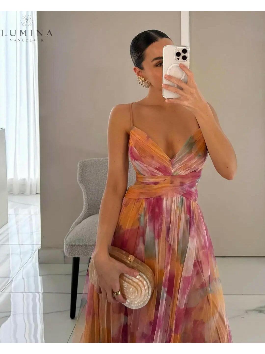 Mia | Elegant Floral Maxi Dress for Wedding Guests 2