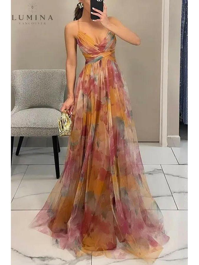 Mia | Elegant Floral Maxi Dress for Wedding Guests 4