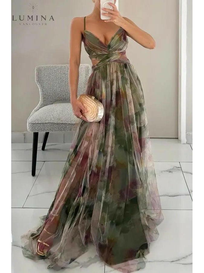 Mia | Elegant Floral Maxi Dress for Wedding Guests 8