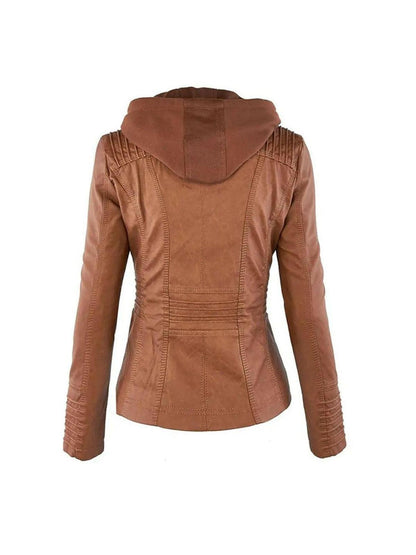 Mia | Elegant Waterproof Women's Leather Jacket for All Seasons 3