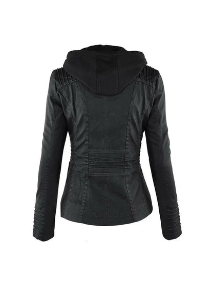 Mia | Elegant Waterproof Women's Leather Jacket for All Seasons 6