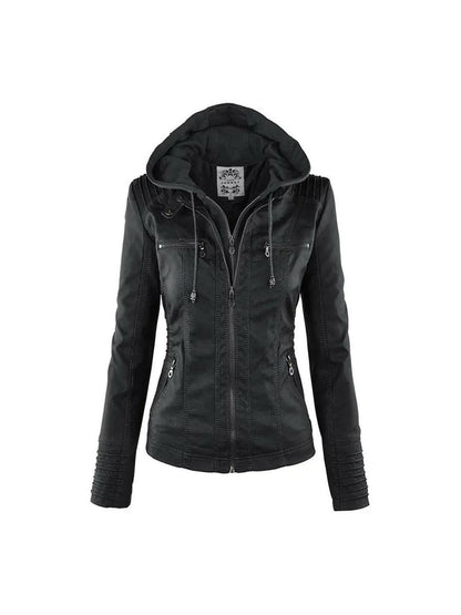 Mia | Elegant Waterproof Women's Leather Jacket for All Seasons 9