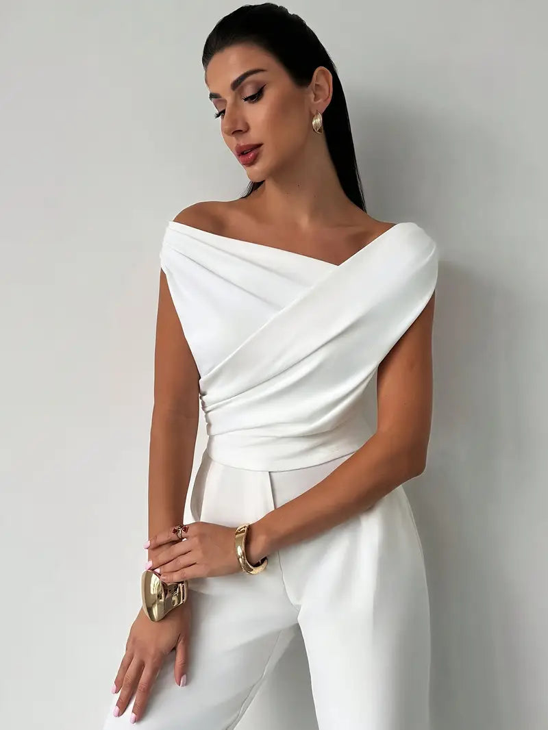 Mia | Sophisticated Draped Women's Top 1