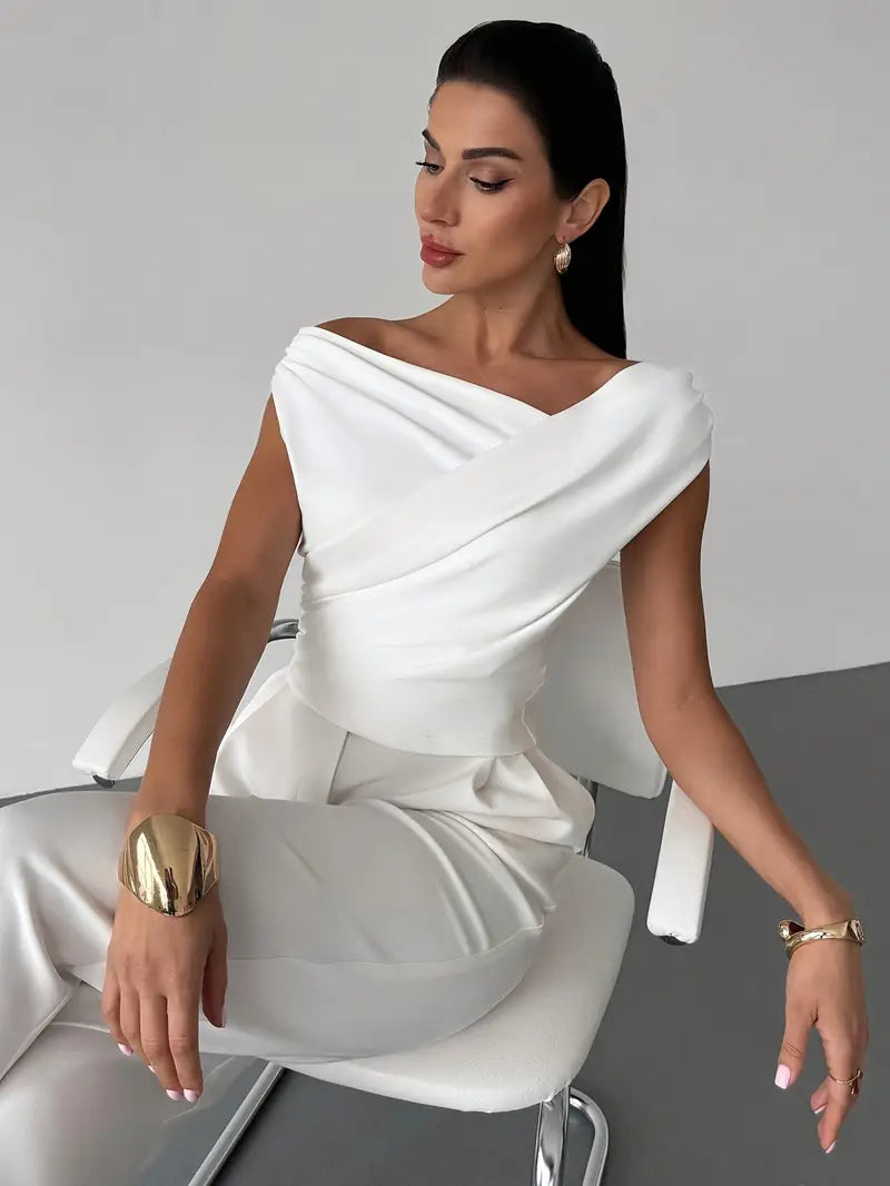 Mia | Sophisticated Draped Women's Top 3