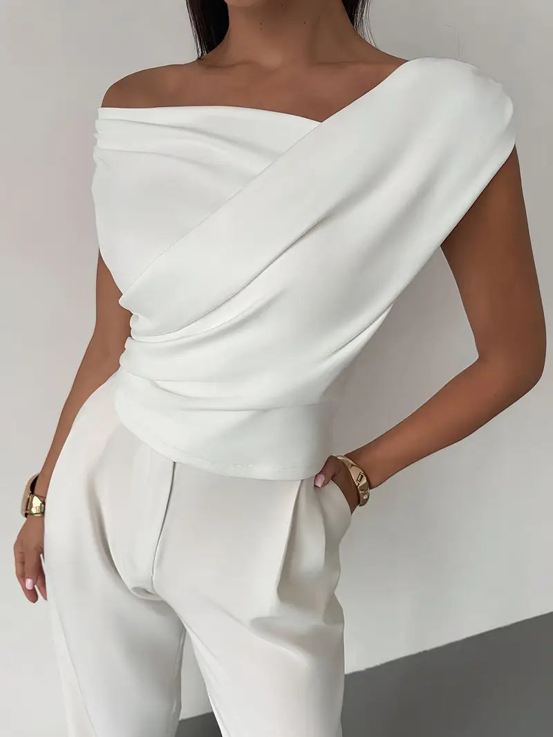 Mia | Sophisticated Draped Women's Top 5