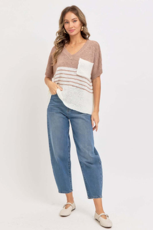 Ophira Women Oversized Knit Top Lightweight Sweater Online - Smile Sparker