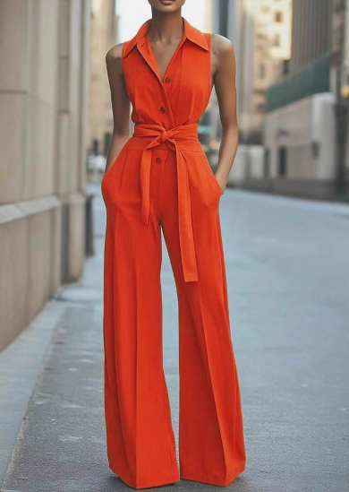 Sophia | Elegant Wide-Leg Jumpsuit for Women - Chic Contemporary Style 0