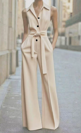 Sophia | Elegant Wide-Leg Jumpsuit for Women - Chic Contemporary Style 1