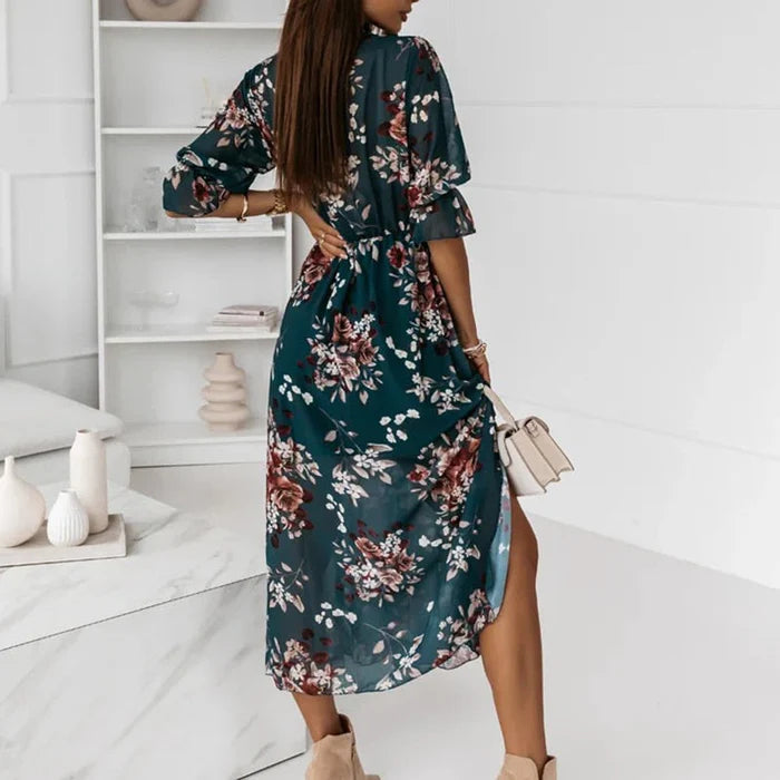 Sophie | Elegant Floral Summer Dress for Wedding Guests 1