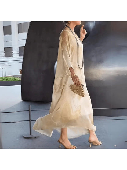 Sophie | Elegant Flowing Chiffon Maxi Dress for Formal Occasions 3