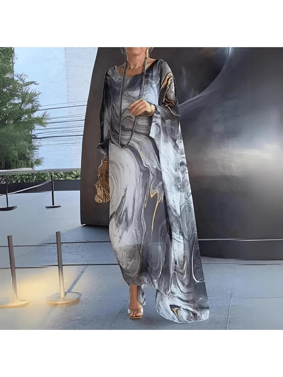 Sophie | Elegant Flowing Chiffon Maxi Dress for Formal Occasions 5