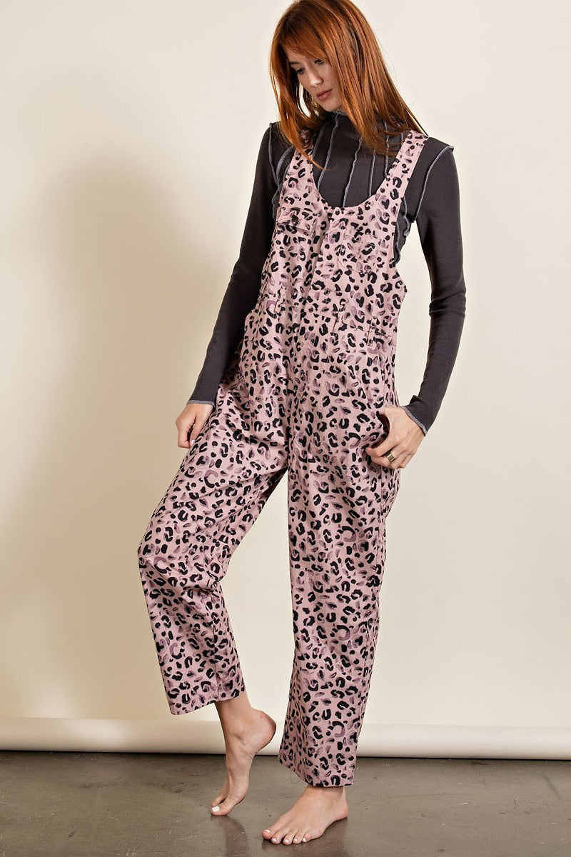 Animal/leopard Printed Jumpsuit Smile Sparker
