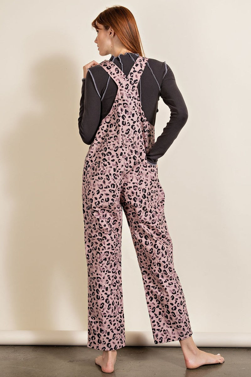 Animal/leopard Printed Jumpsuit Smile Sparker