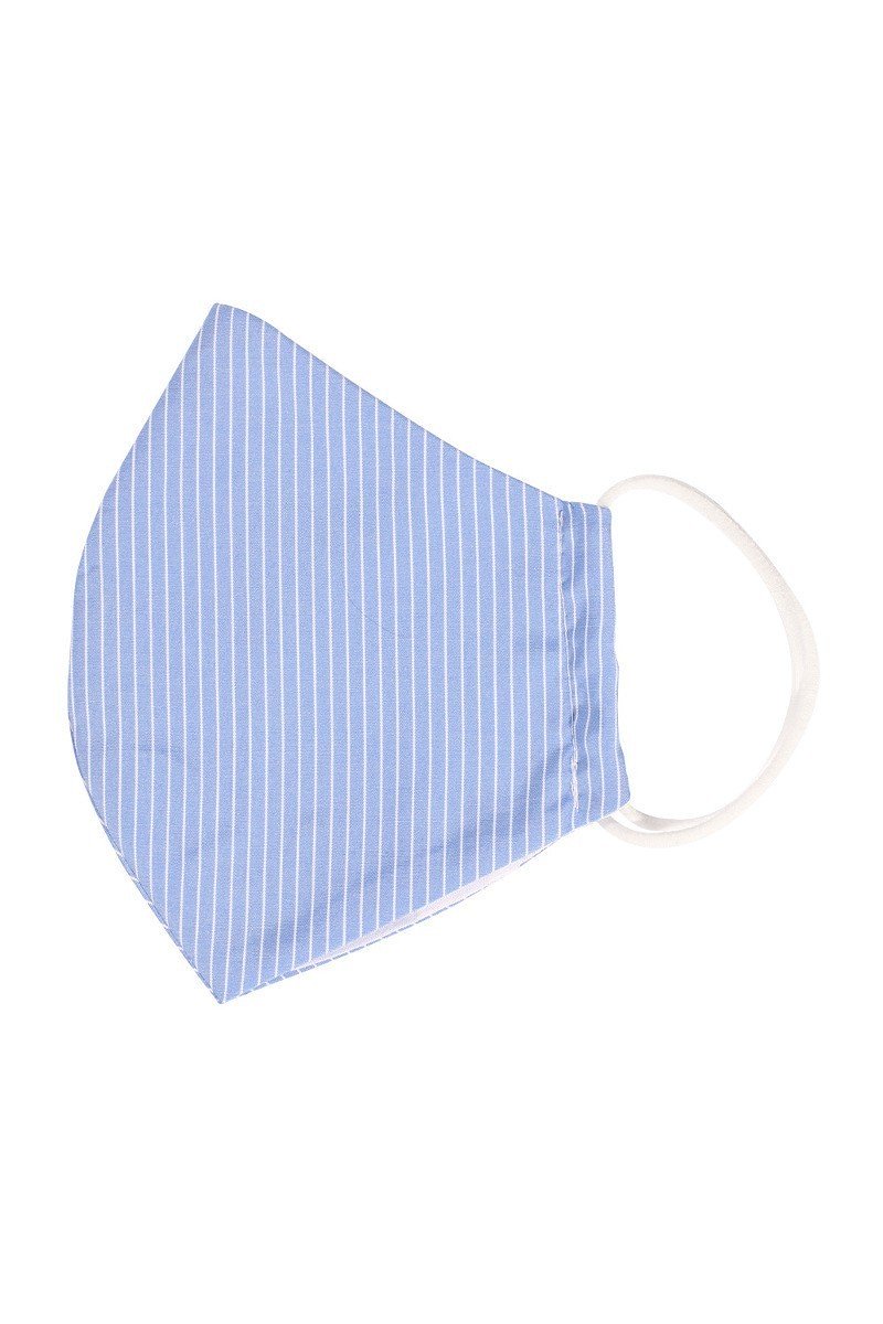 Cotton Stripe 3d Reusable Face Mask Smile Sparker