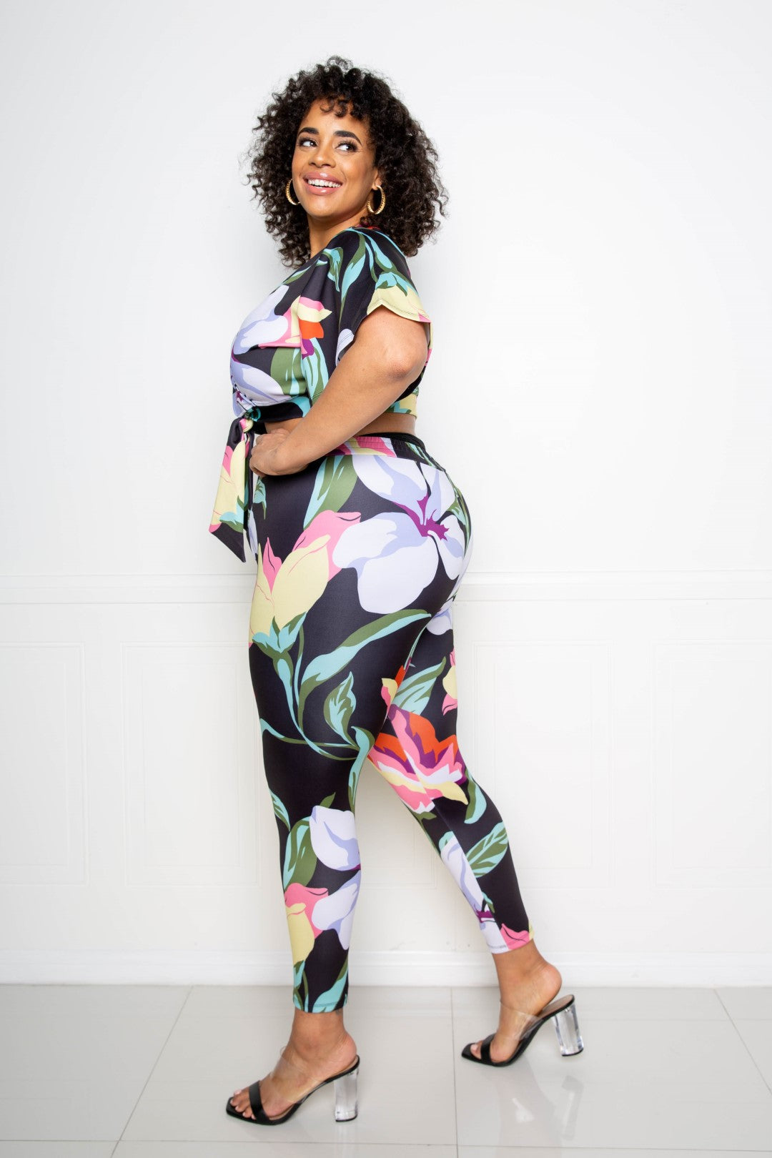 Flower Jogger & Top Set Smile Sparker