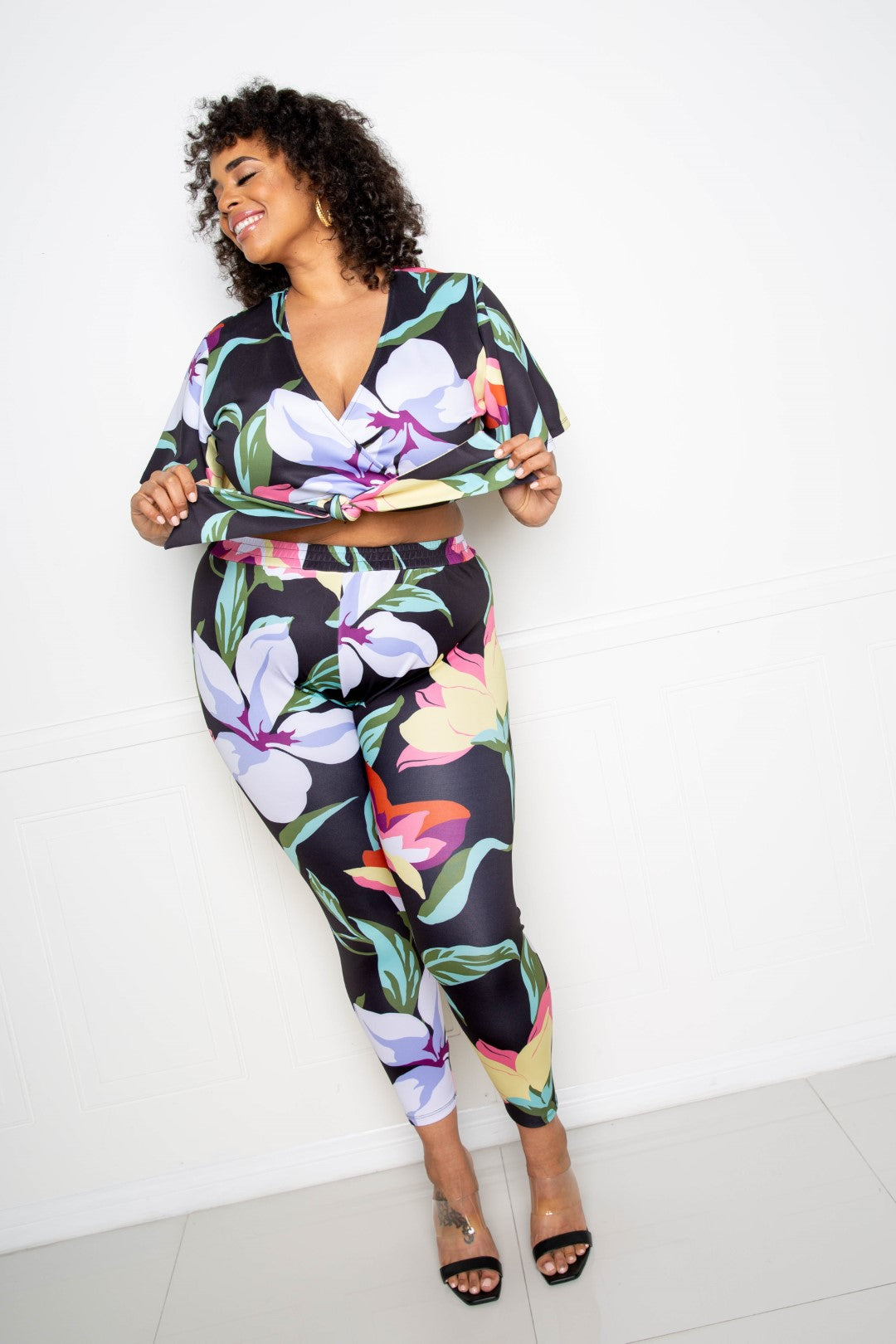 Flower Jogger & Top Set Smile Sparker