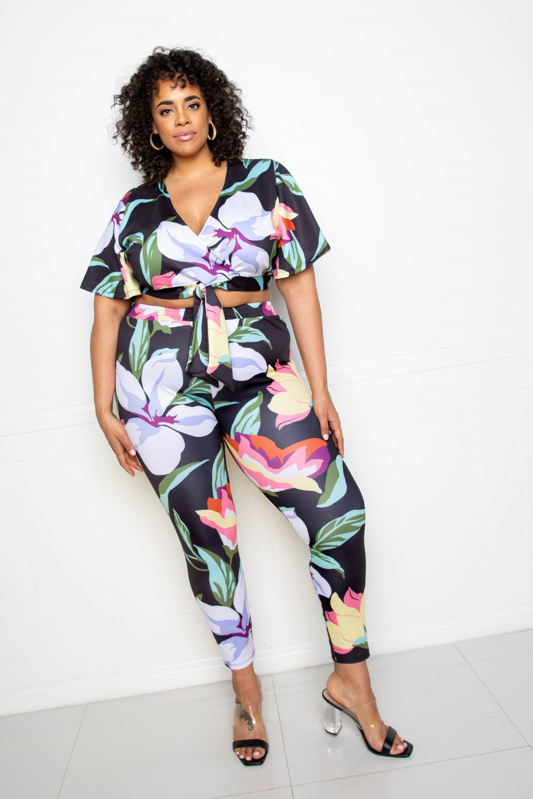 Flower Jogger & Top Set Smile Sparker